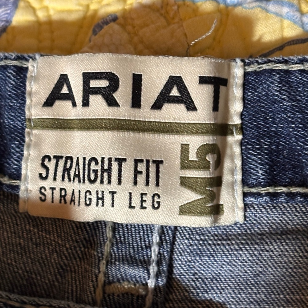 Ariat M5 Men's Classic Blue Straight Fit Straight Leg Work Jeans size 29/30 - Picture 6 of 15